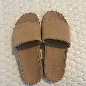 Lululemon Restfeel Slides Tan size 7